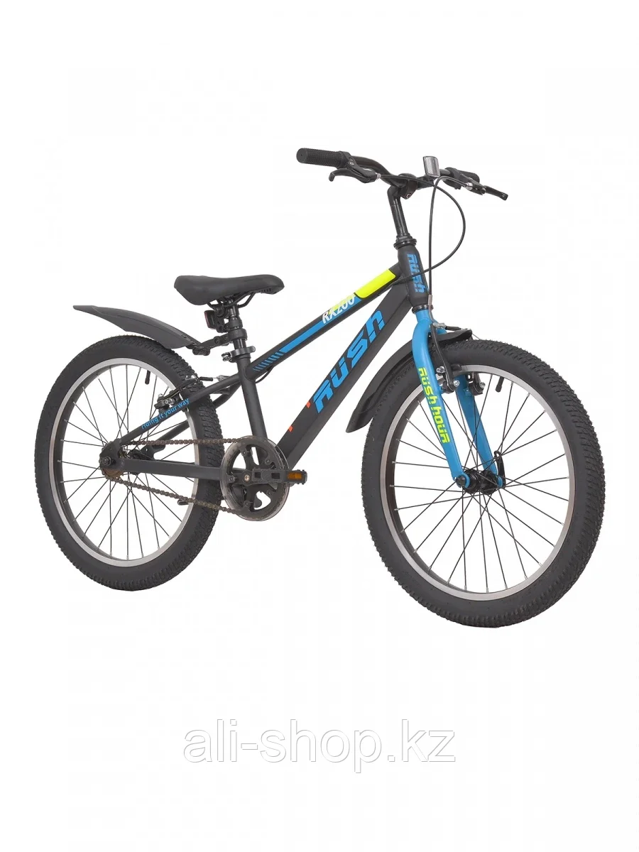 Велосипед подростковый 20" RX 200 V-brake ST 1ск RUSH HOUR черный - фото 2 - id-p105332911