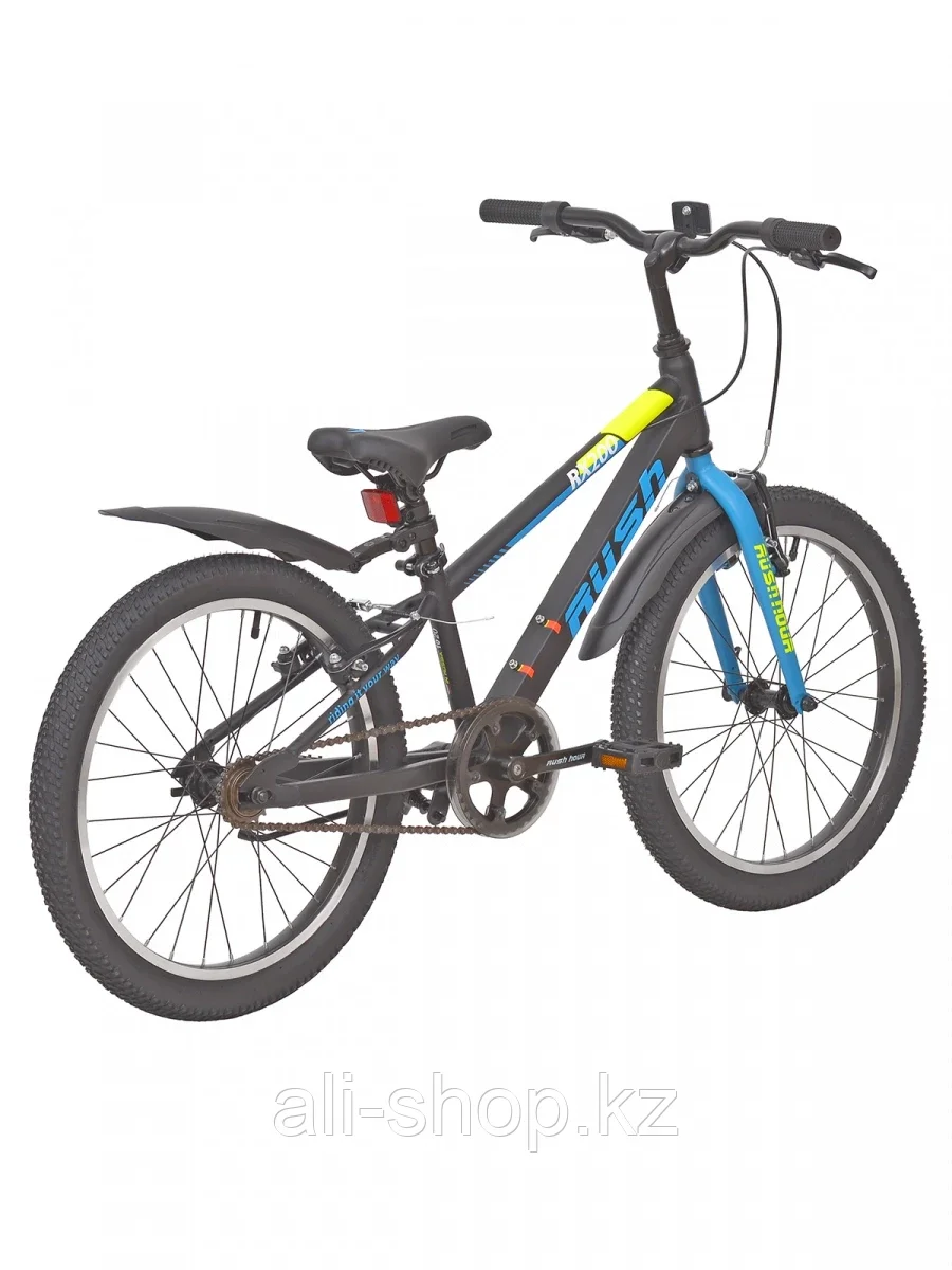 Велосипед подростковый 20" RX 200 V-brake ST 1ск RUSH HOUR черный - фото 3 - id-p105332911