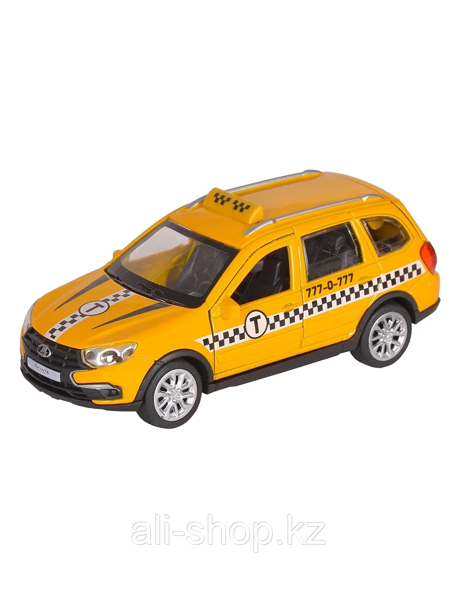 Модель машины lada granta cross 2019 такси 12см свет, звук, инерция GRANTACRS-12SLTAX-YE ТЕХНОПАРК - фото 1 - id-p105326016