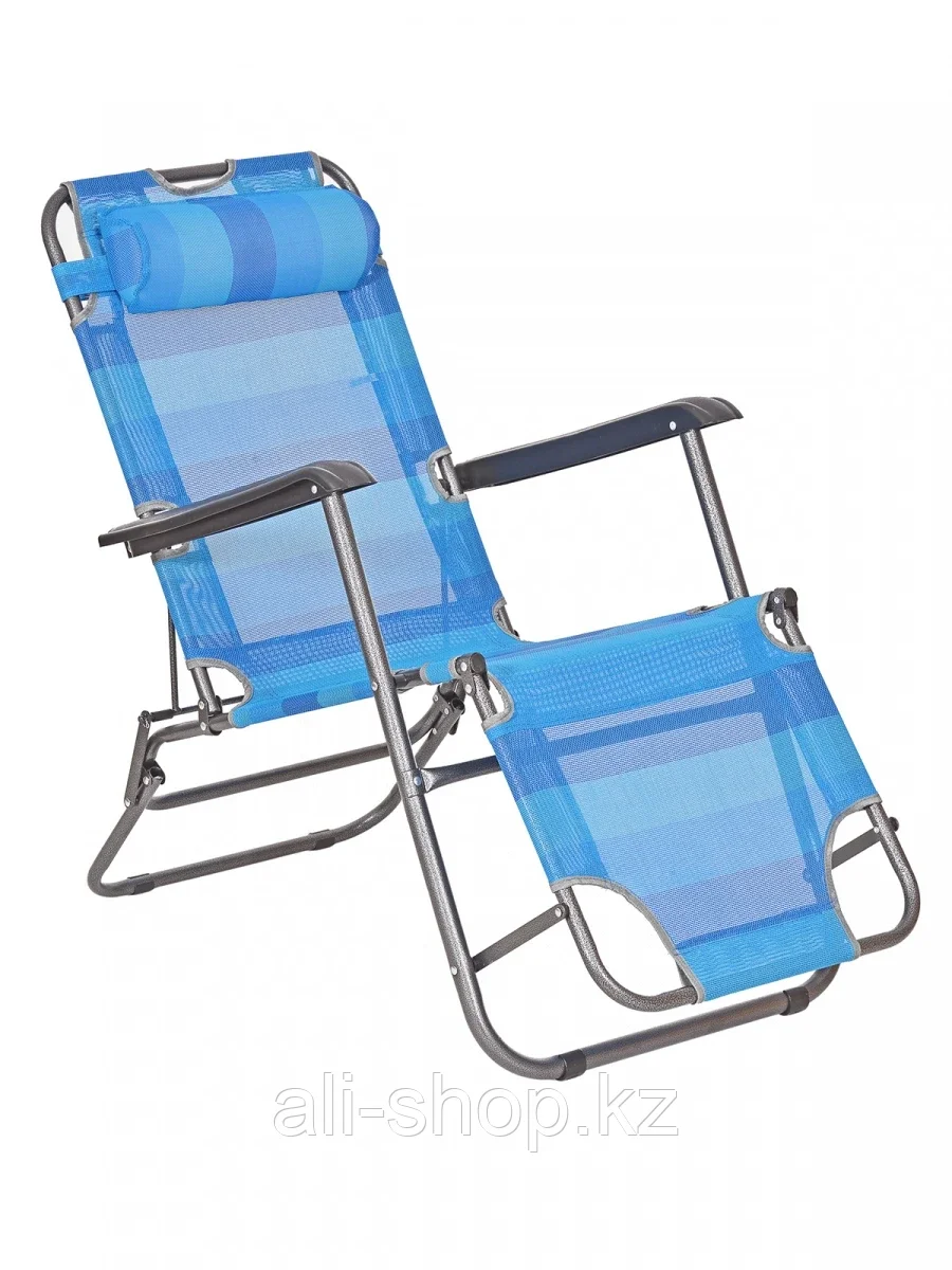 Кресло Шезлонг 40*62 см, RUSH WAY, голубой - фото 1 - id-p105323209