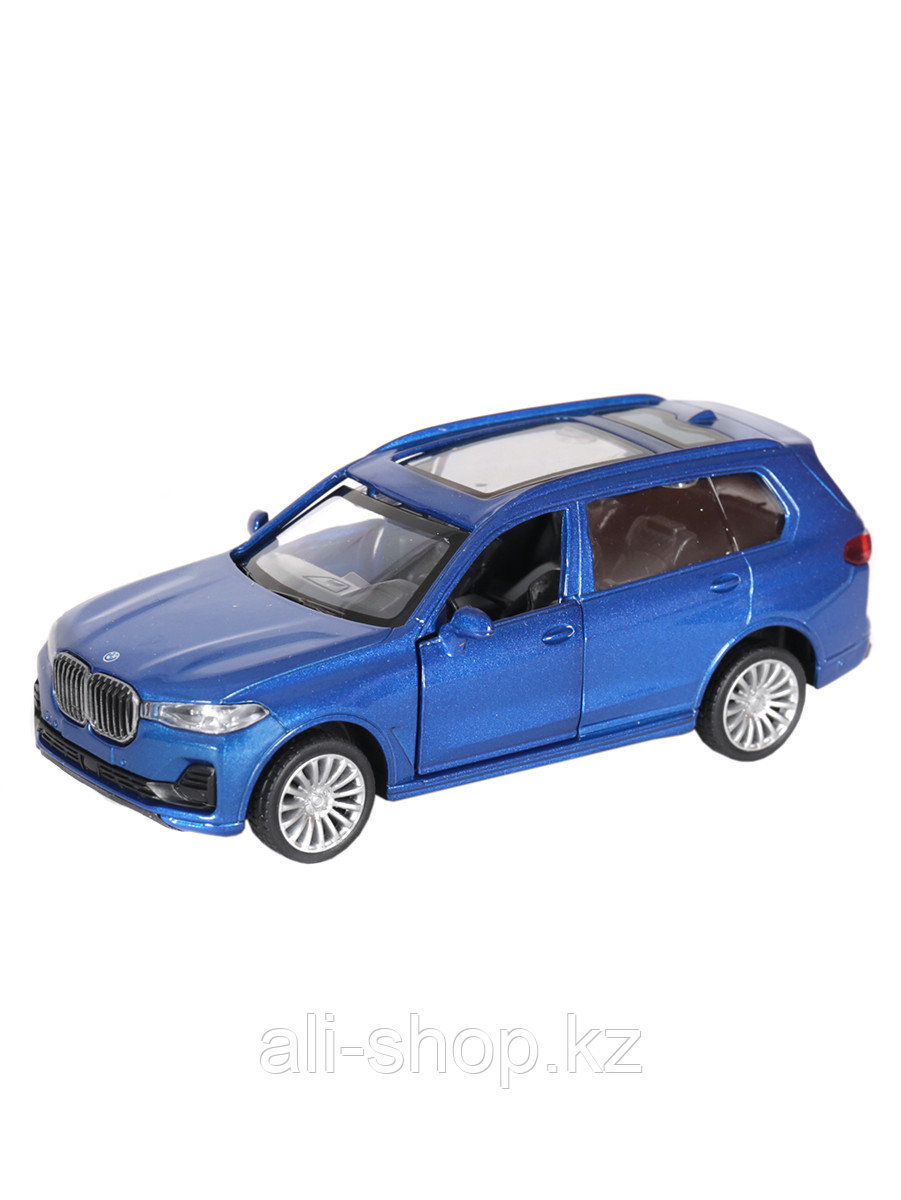 Модель машины BMW X7 1:44 (11,5см) 67347 инерция Синий - фото 1 - id-p105326188