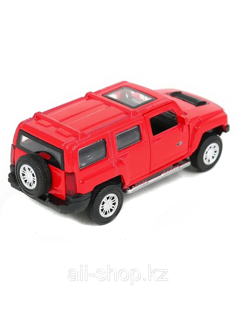 Модель машины Hummer H3 1:43 (11,5см) 67301 инерция Красный - фото 4 - id-p105326219