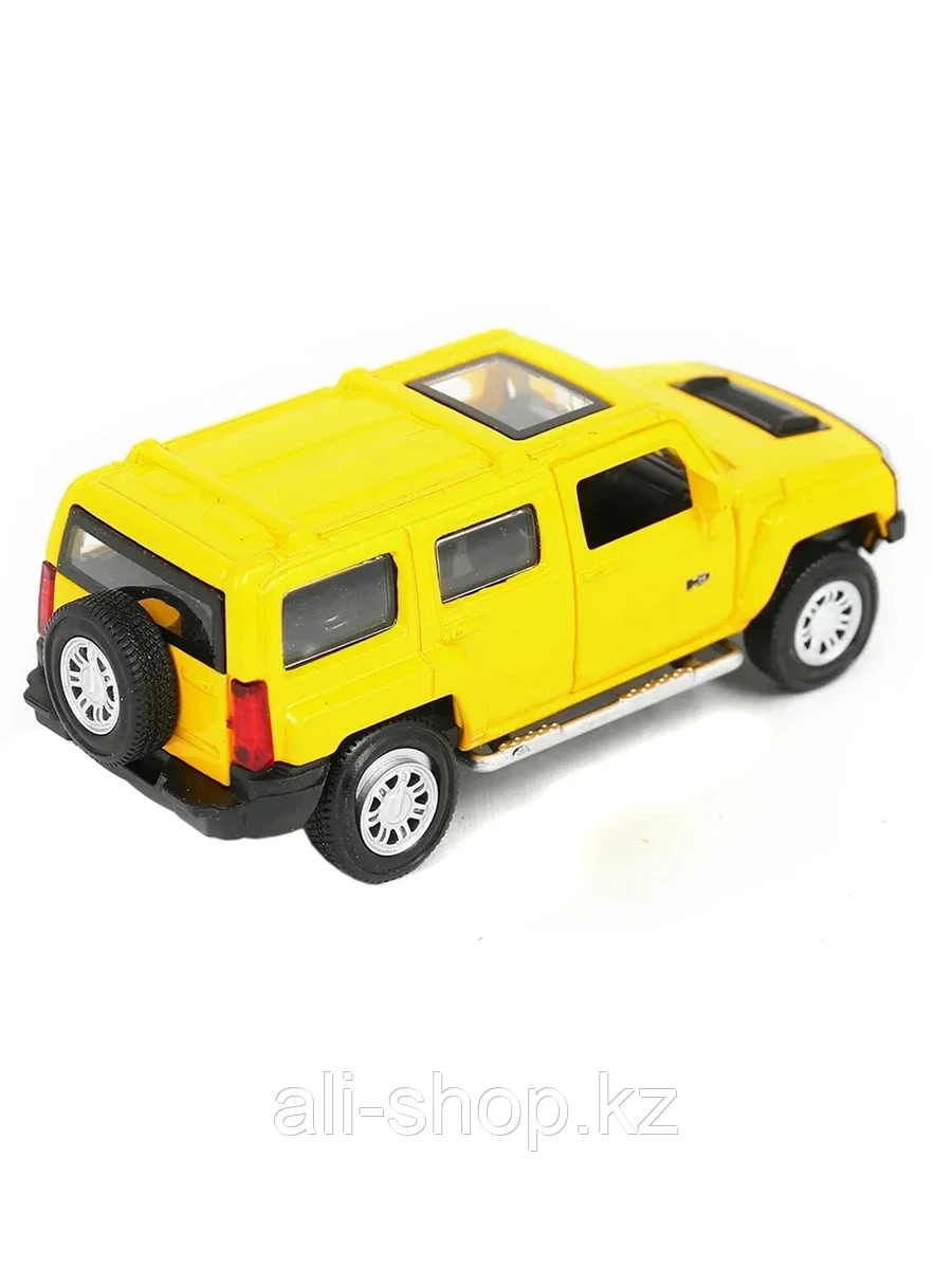 Модель машины Hummer H3 1:43 (11,5см) 67301 инерция Желтый - фото 4 - id-p105326245
