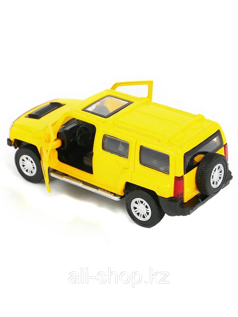 Модель машины Hummer H3 1:43 (11,5см) 67301 инерция Желтый - фото 5 - id-p105326245