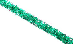 Новогодняя мишура зеленая 5см длина 1,8метра №39