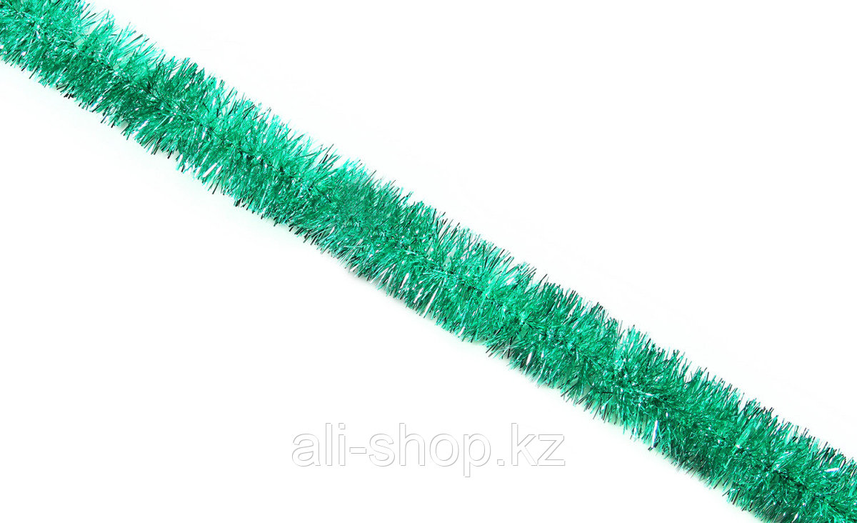 Новогодняя мишура зеленая 5см длина 1,8метра №39 - фото 1 - id-p105324499