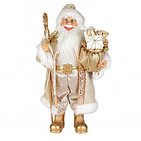 Новогодняя фигура Санта-Клаус 30 см в золотом TM-89056A