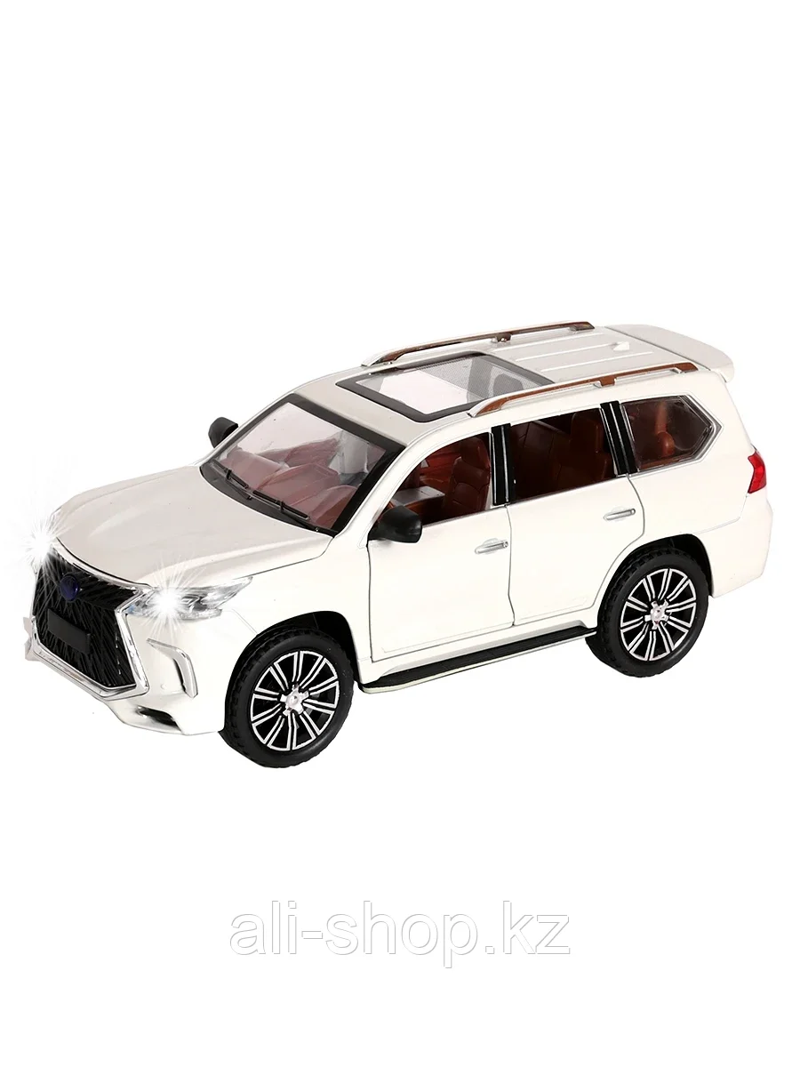 Модель машины Lexus LX570 1:24 свет, звук, инерция 24274 белый (id  105325608), купить в Казахстане, цена на Satu.kz