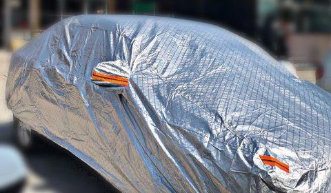Тент-чехол с подкладкой всесезонный с сумкой «Америка» для защиты автомобиля (Кроссовер) - фото 7 - id-p105334088