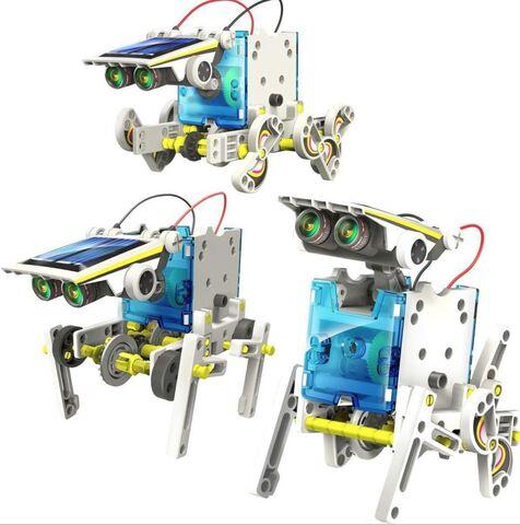 Конструктор робототехника на солнечной батарее Мультибот 13-в-1 Educational Solar Robot Kit - фото 3 - id-p105334090