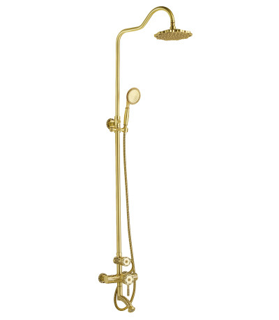 Душевая система Lemark Jasmine LM6662B, бронза