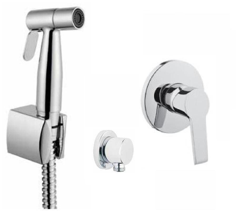 Гигиеническй душ Vitra Solid S, со смесителем, хром, A49226EXP