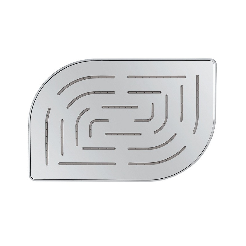 Верхний душ Jaquar Alive Maze OHS-CHR-85859M, 20 х 30 см, 1 режим струи, без держателя, хром