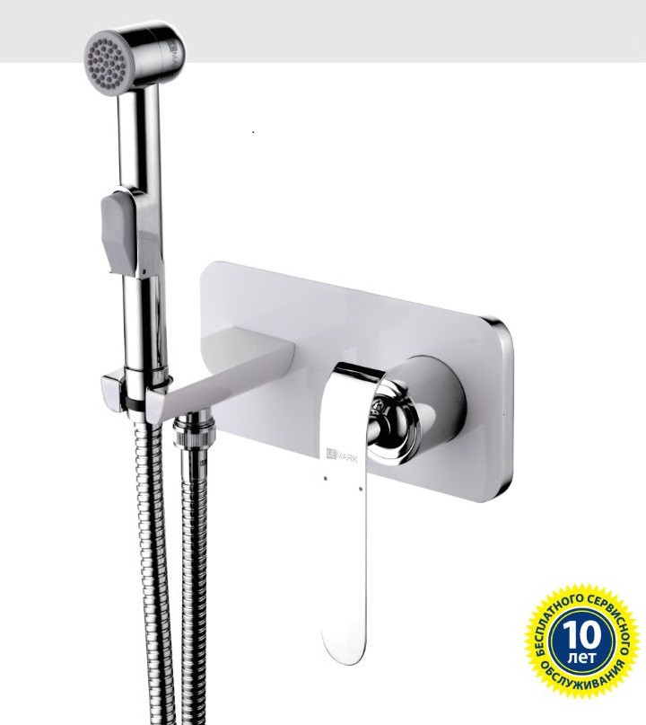 Гигиенический душ Lemark Melange, со смесителем, хром, LM4919CW