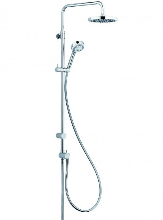 Душевая система Kludi Logo Dual Shower System 6809105-00 без смесителя, ручная лейка 3S