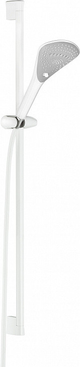 Душевой гарнитур Kludi Fizz 3S 6774091-00, длина штанги 90 см, цвет белый/хром