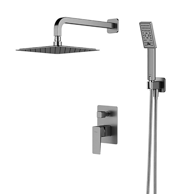 Душевая система Omnires Parma SYSPM21IN, скрытого монтажа, инокс
