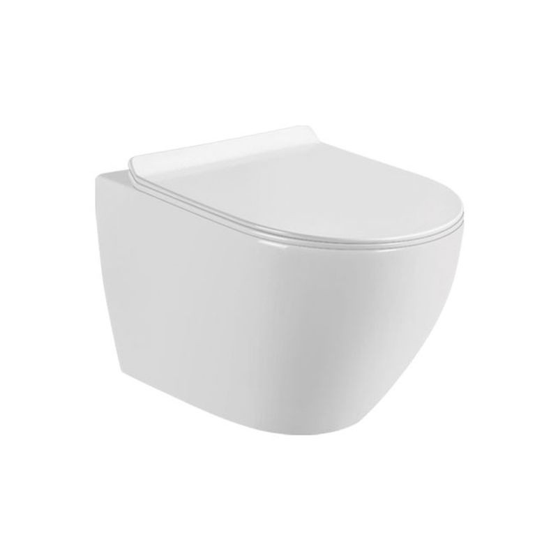 Подвесной безободковый унитаз Caprigo Modern Vittoria, крышка микролифт, V-1003