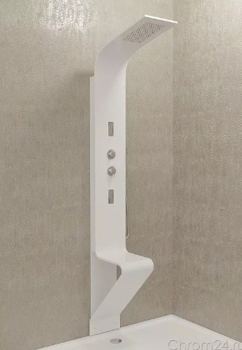 Душевая панель с гидромассажем Kolpa-San Kerrock Zonda Comfort 3FT, цвет - Snow White-108 (белый), с