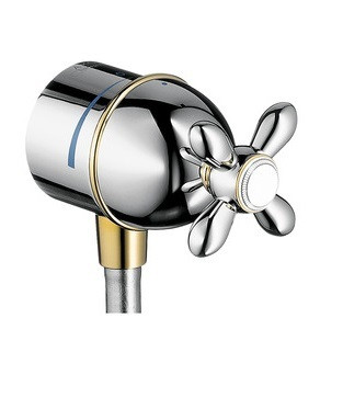 Шланговое подсоединение Axor Carlton 17883000, хром