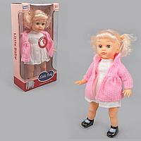 Кукла блондинка в розовом платье Little baby