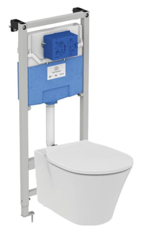 Инсталляция Ideal Standard Prosys Frame 120 M с унитазом Connect Air Rimless K819501, сиденье микролифт,