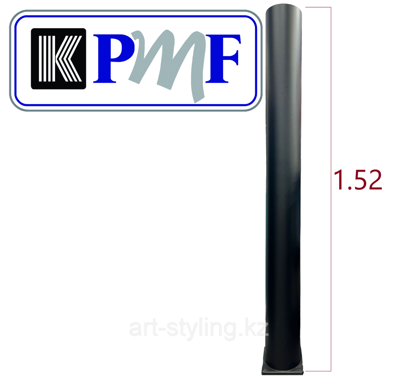 KPMF пленка | черный мат с каналами | ширина 1,52м