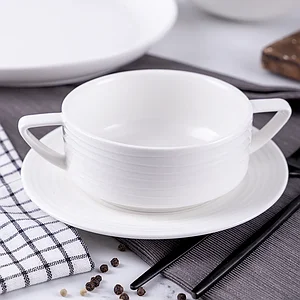 Бульонница с ручками 320 мл Royal Circle TU2311-1 TUDOR (HoReCa)