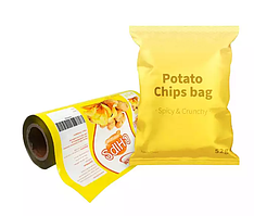 Рулонная полимерная упаковка с печатью