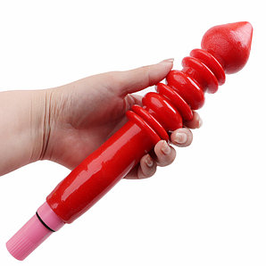 Вибратор с ребристой поверхностью (250 мм.)