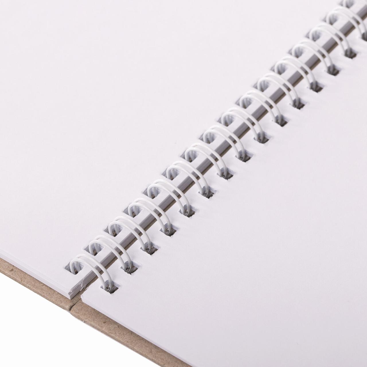 Скетчбук, белая бумага 180 г/м2, 165х240 мм, 20 л., гребень, твердая обложка, BRAUBERG ART CLASSIC - фото 5 - id-p105375995