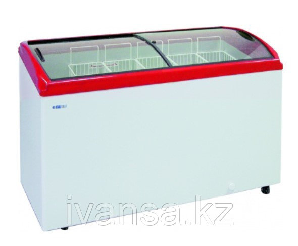 Ларь морозильный ЛВН 400 Г Eletto (CF 400 CE) 4 корзины (красный)