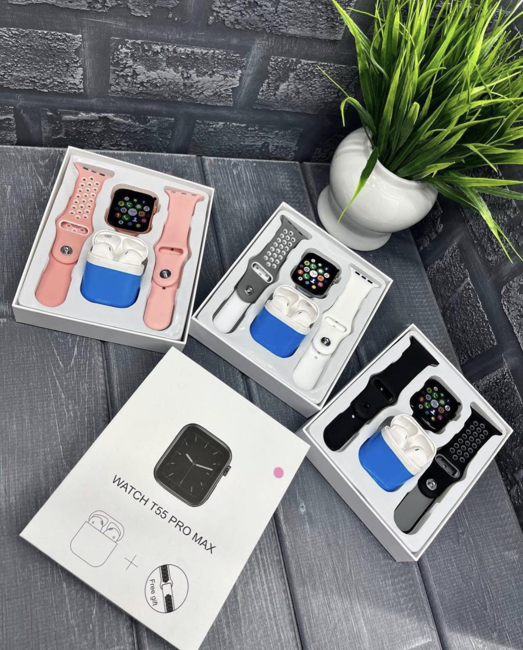Смарт часы + наушники/ Apple Watch + air pods w 26 Watch