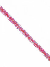 Новогодняя мишура розовый 5 см длина  2 метра