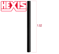 Hexis HX20890B | черный глянец | ширина 1,52м