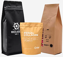 Гибкая упаковка для кофе с печатью