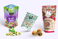 Гибкая упаковка для орехов, сухофруктов, круп, суперфудов