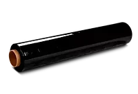 Стрейч пленка черная первичная ручная 500мм × 20мкм × 2 кг (220 метров)