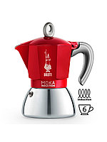 Гейзерная кофеварка Bialetti 6946 MOKA INDUCTION НА 6 ЧАШЕК КРАСНЫЙ