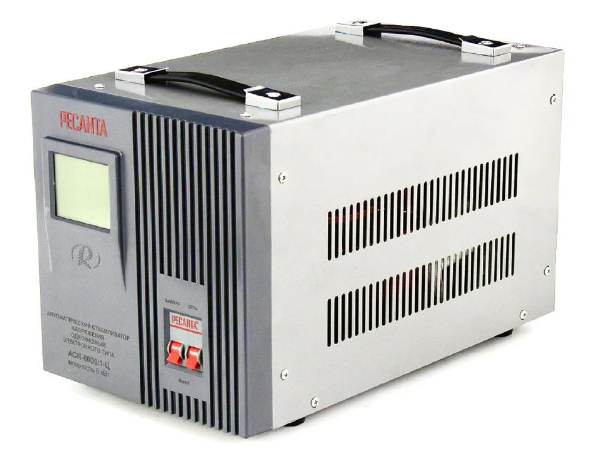 Стабилизатор напряжения электронный (релейный) 8 кВт - Ресанта ACH-8000/1-Ц - фото 1 - id-p105393785
