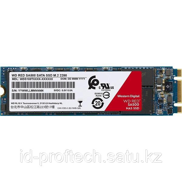 Твердотельный накопитель SSD 1 Tb M.2 2280 6Gb-s WD Red WDS100T1R0B 3D TLC - фото 1 - id-p105401252