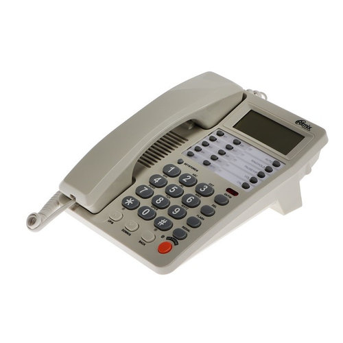 Телефон Ritmix RT-495, Caller ID, однокнопочный набор, память номеров ...