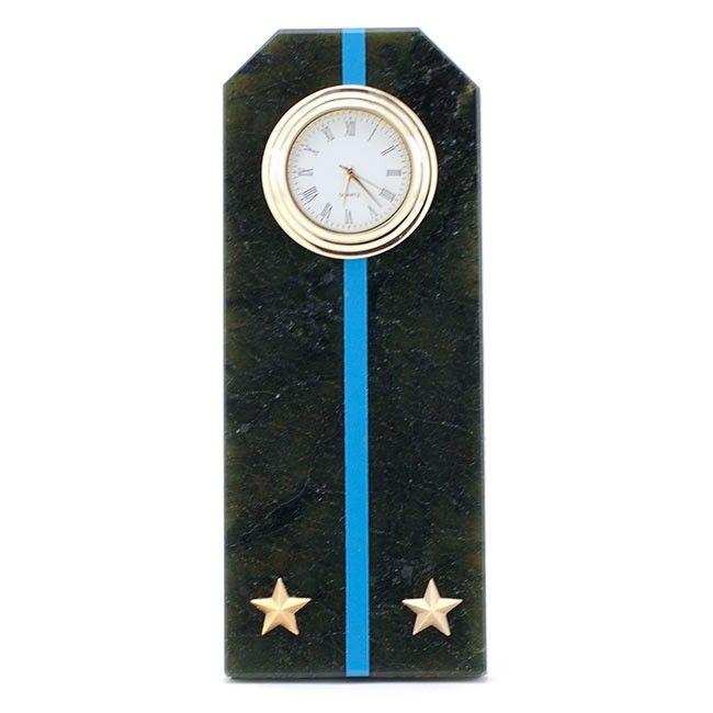 Часы "Погон лейтенант Авиации ВМФ" из змеевика 113518 - фото 6 - id-p80870301