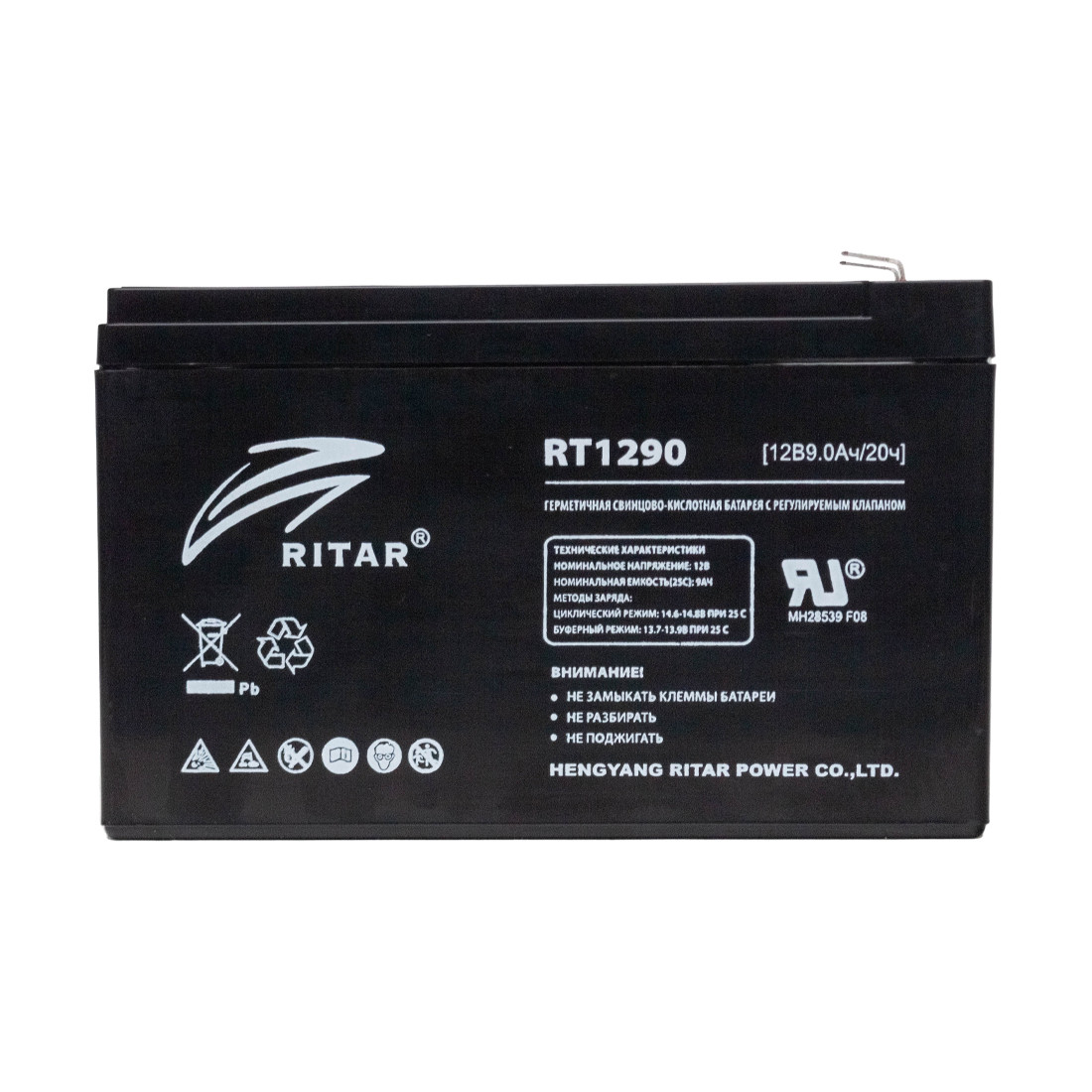 Аккумуляторная батарея Ritar RT1290 12В 9 Ач - фото 2 - id-p105318323