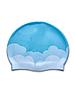 Шапочка для плавания Atemi, силикон, голубая (облака), PSC413, фото 6