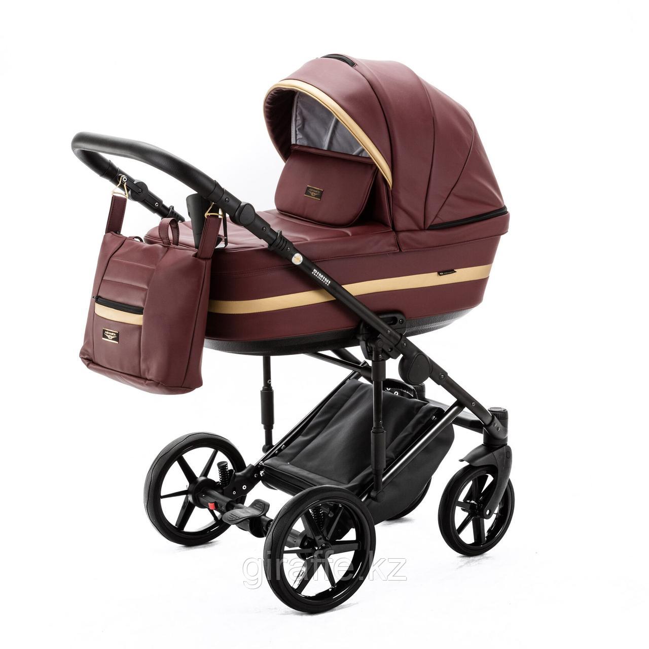 Adamex Rimini Eco Leather . Детская коляска 2в1 (Польша)