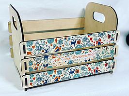 Новогодний ящик для подарков