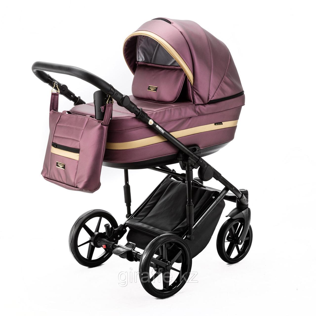 Adamex Rimini Eco Leather . Детская коляска 2в1 (Польша)