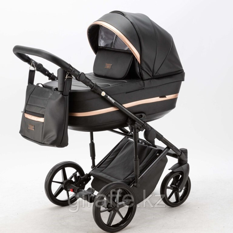 Adamex Rimini Eco Leather . Детская коляска 2в1 (Польша)
