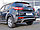 Защита заднего бампера d42 волна под машину Hyundai Creta 2016-2020, фото 5